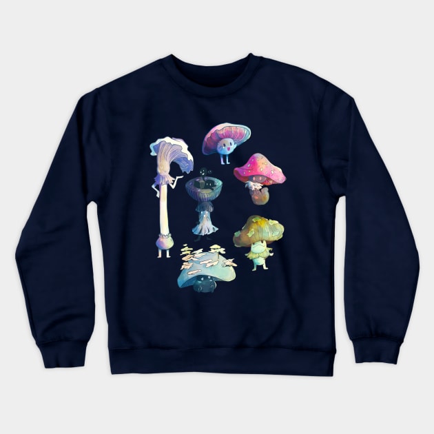 Morel Support Crewneck Sweatshirt by paintdust